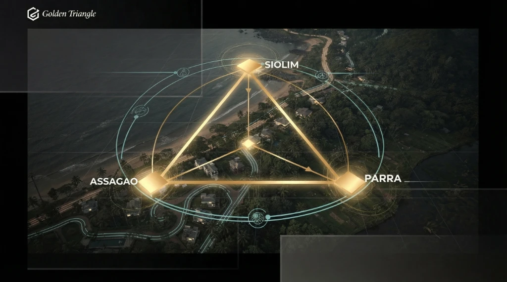 The "Golden Triangle" Report 2026: Assagao, Siolim, & Parra Price Analysis