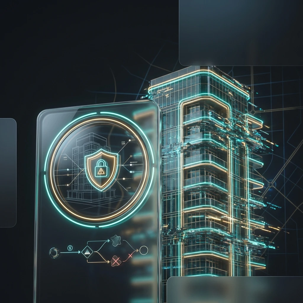 Warning sign on a property document